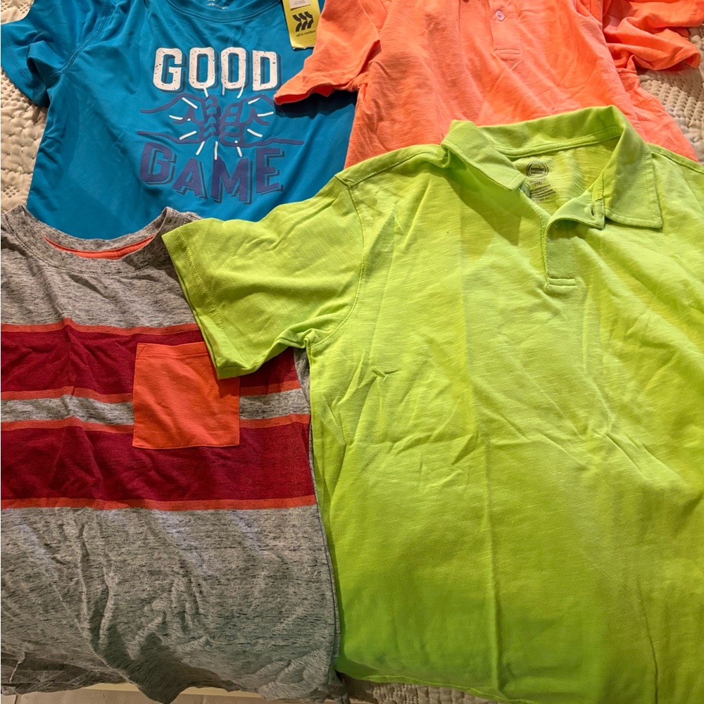 4 shirt bundle vibrant colors